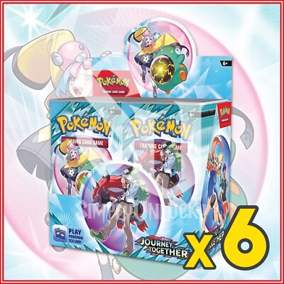 Pokmon TCG Scarlet & Violet JOURNEY TOGETHER Booster Box Case Factory  Sealed | eBay