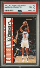 2013 Rittenhouse WNBA ANGEL McCOUGHTRY PSA 8 Louisville Cardinals Atlanta Dream