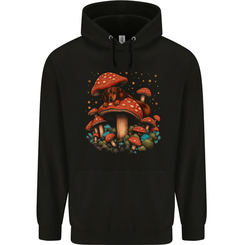 Dachshund With Mushrooms Dog Childrens Kids Hoodie