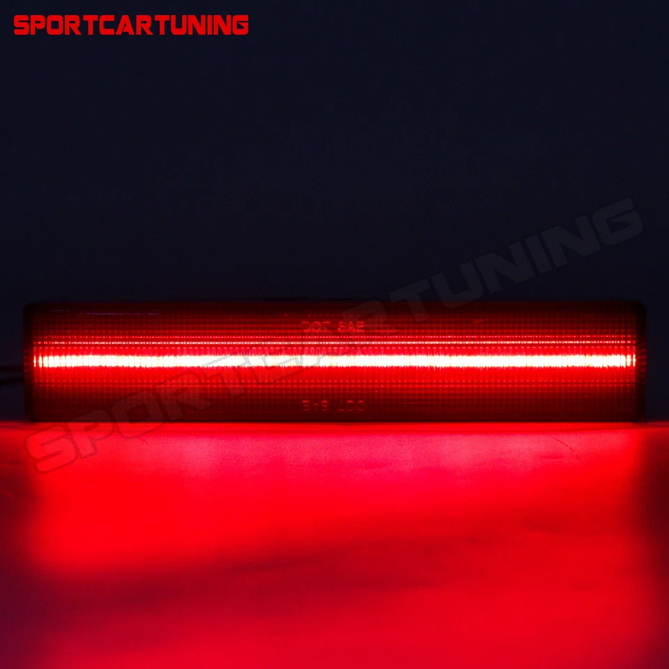 For 1986-1992 Toyota Supra Mk.3 Smoked LED Front Rear Bumper Side Marker Lights Foto 3 de 4