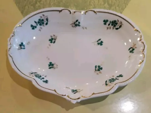Antique Crown Derby Heart-shaped Dessert Dish Fine Porcelain 1820's