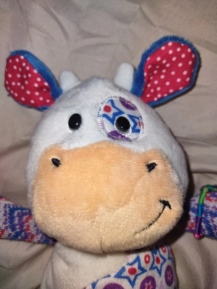 Ganz Chloe Cow Plush 9" Stuffed Animal Red Blue 1st Edition Webkinz NK108 No Cod - Image 3 of 4