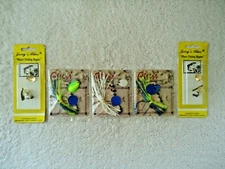 Mixed Lot Of 5 " NOS " " NIP " Lures 3 Class Tackle Spinnerbaits,2 Jerrys Flies