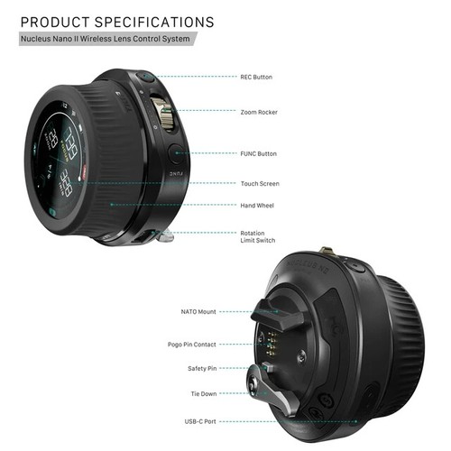 TILTA Nucleus-N 2 WLC-T05-K2 Nano II Wireless Lens zoom Control Motor Hand Wheel - Picture 9 of 28