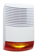 Alarm Attrappe Alarmsirenen Attrappe mit Blinklicht Alarmanlage Attrappe IP44