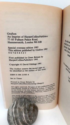 David Eddings The Elenium Series Diamond Sapphire Ruby 1st Edition 1st Print P/B - Picture 11 of 11