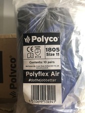 POLYCO Polyflex Air Ultra Light Close Fitting Neoprene Grip Palm Glove 10 Pairs