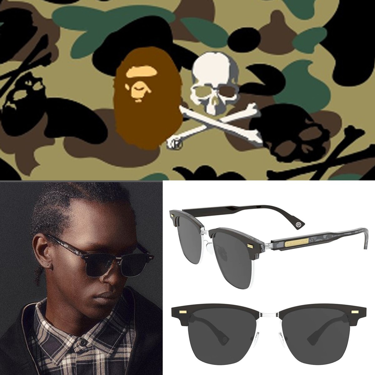 A BATHING APE Men's Goods EYEWEAR BAPE x MMJ Mastermind A BATHING APE Men's Goods EYEWEAR BAPE x MMJ Mastermind