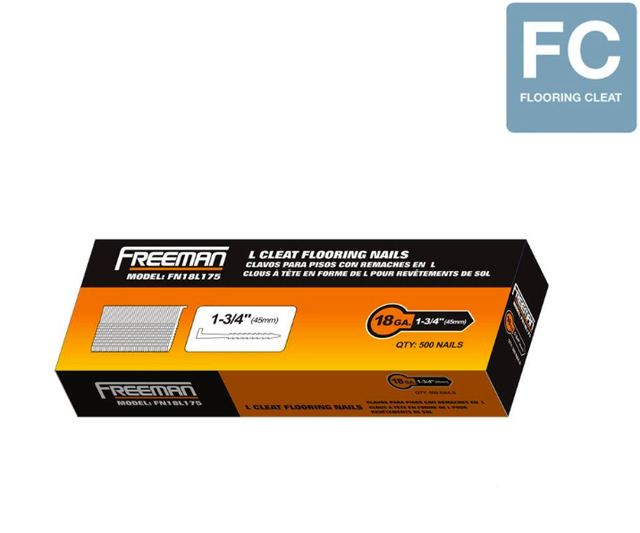 Norge 10038075 L Cleat Flooring Nails 1 3 4 18ga 1200 Count For