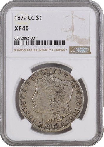 1889-CC $1 Morgan Silver Dollar - Key Date Carson City - NGC XF