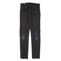 LEVI'S 510 BIG E Distressed Mens Jeans Black Slim Skinny W30 L31