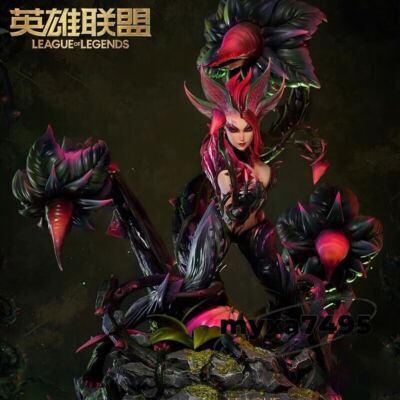 LOL Official 1/4 Zyra Rise of the Thorns Resin Statue League Legends Model Gift