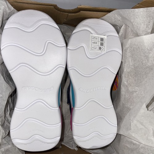 Sneaker Skechers unisex-bambino con travi ondulate - - Foto 4 di 6