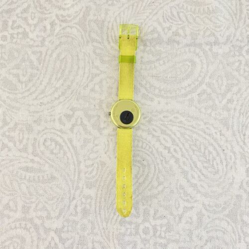 Flik Flak Kids Watch, Swiss made,29mm Case, Green Easy Reader Number - Picture 6 of 9