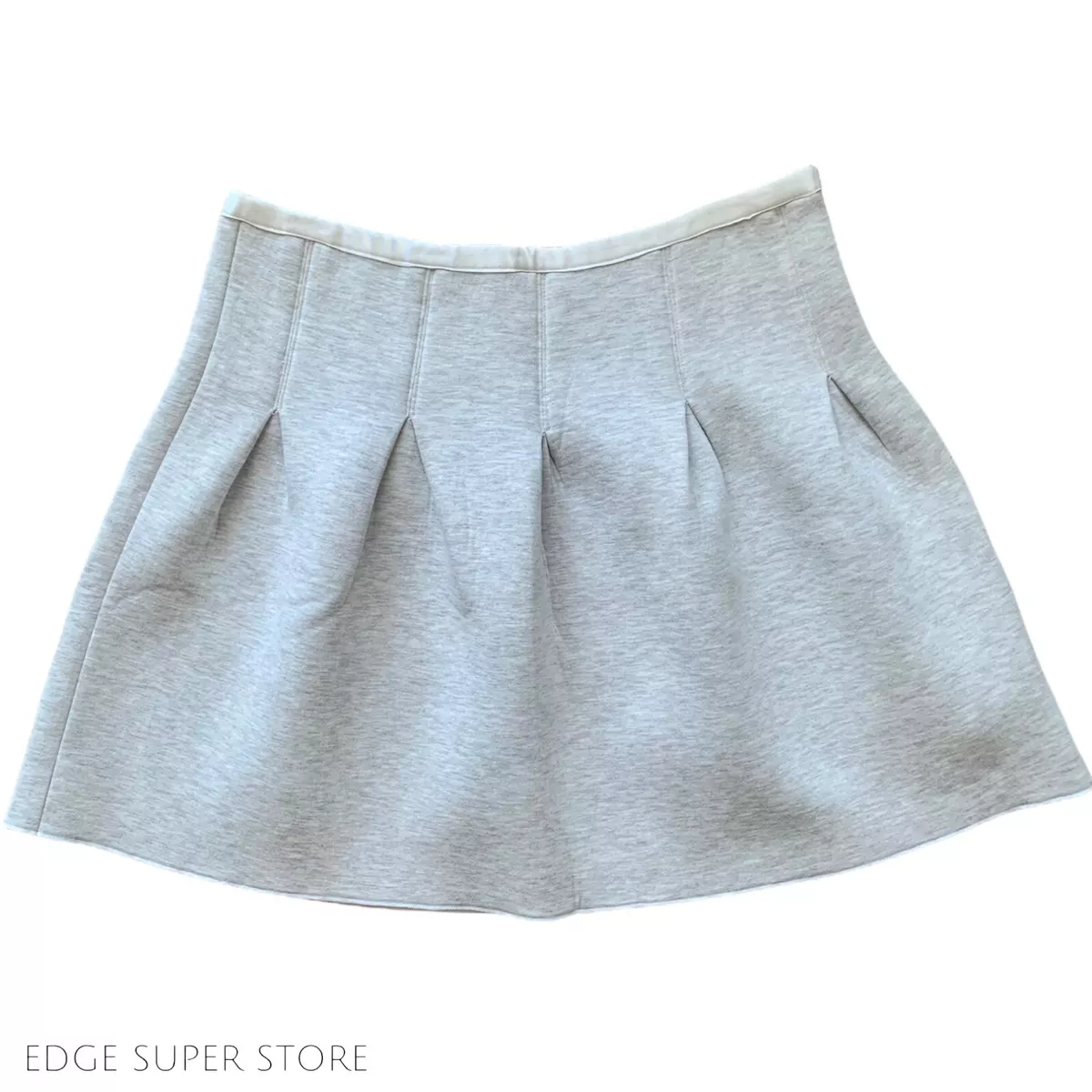 Cotton jersey skirt grey top
