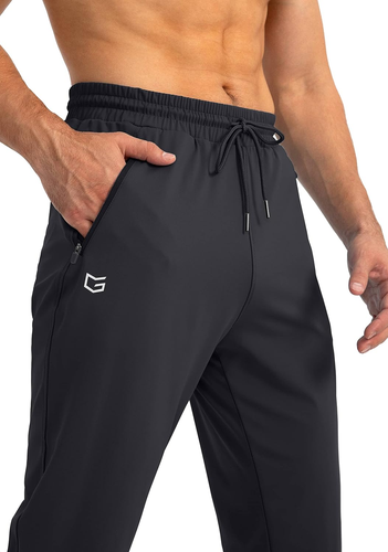 Men'S Sweatpants with Zipper Pockets Tapered Joggers for Men Athletic Pants for - 第 4/12 張圖片