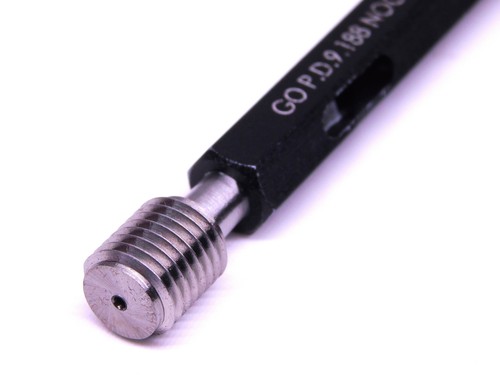 NEW M10 X 1.25 6H METRIC THREAD PLUG GAGE 10.0 GO NO GO P.D.'S = 9.188 & 9.348 - Picture 3 of 4