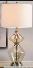 Style Craft Torello Glass Table Lamp
