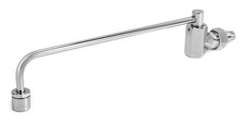 ZKDAUSDO Swing Spout Brass Wok Range Faucet 1/2" NPT Male Wall Mount Kitchen Sin