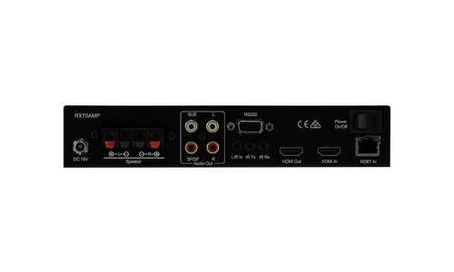 Receptor Blustream RX70AMP HDBaseT con amplificador de audio integrado - Imagen 2 de 4