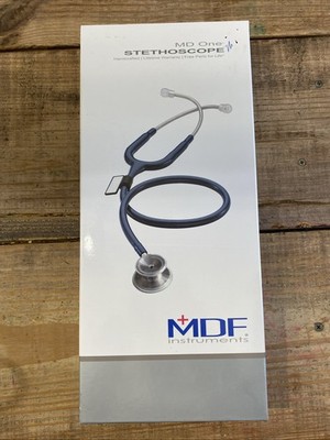 MD One MDF Stethescope Maliblu MD747XP  Stainless Steel Dual-head Black 