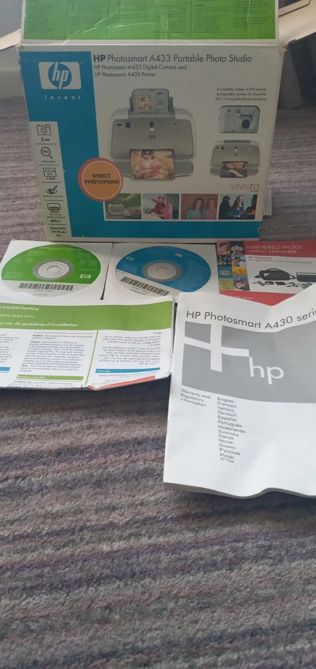 HP Photosmart A430 Compact Printer with Remote - Image 2 of 4