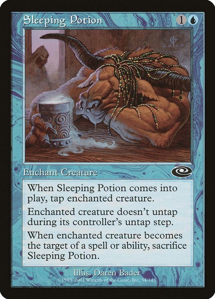 2001 Magic: The Gathering: Planeshift - Sleeping Potion (#34, Common, Near Mint)