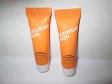 Lot 2 Saturday Skin Carrot+Niacinamide Moisturizing Cream Travel Size .27 oz/8ml