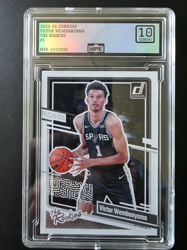 2023 Victor Wembanyama Donruss The Rookies Gem Mint 10 🔥🔥🔥🔥🔥