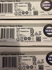 HID Signo 40 Smart Card Access Control Reader - Black (40NKS-T1-008CNW)