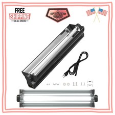 T5 UVB Reptile Light Fixture Combo Kit 12 Inch 8W Terrarium Hood 10.0 UVB Bulb