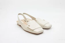 Franco Sarto Women's Cream White Slingback Flats FS 8.5M