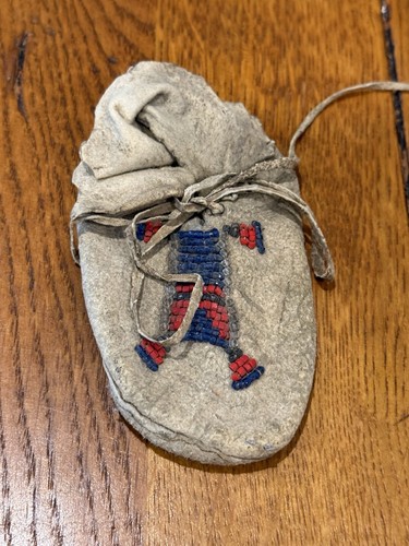 native american beaded moccasin