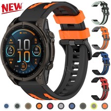 For Garmin Fenix E 8 7 7X 6 6X Pro 5 5X Plus Quick Fit Silicone Watch Band Strap