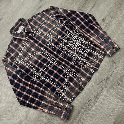 Vale Forever Valley Dreams Rhinestone Flannel USA Size Small