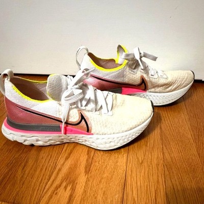 Nike React Infinity Run Women s Size 8 Running Shoes Pink White CD4372-004