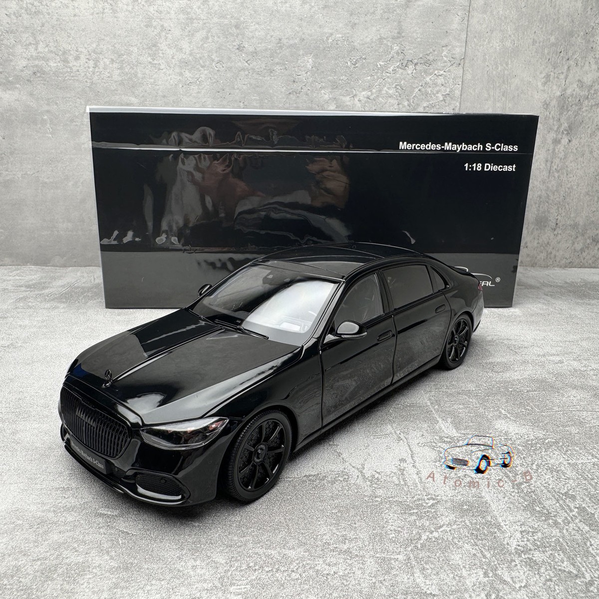 MAYBACH 1/18 純正モデル B66962178 Almost Real 1:18 Mercedes Maybach S-Class S680 2023 Obsidian Black