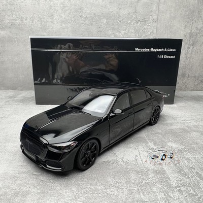 Almost Real 1:18 Mercedes Maybach S-Class S680 2023 Obsidian Black Car Model
