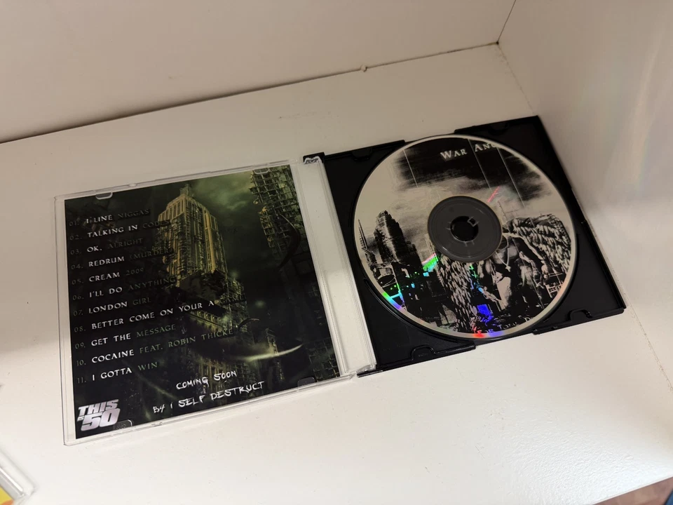 DJ WHOO KID 50 CENT WAR ANGEL LP THISIS50 PROMO MIXTAPE MIX CD G-UNIT - Image 2 of 2