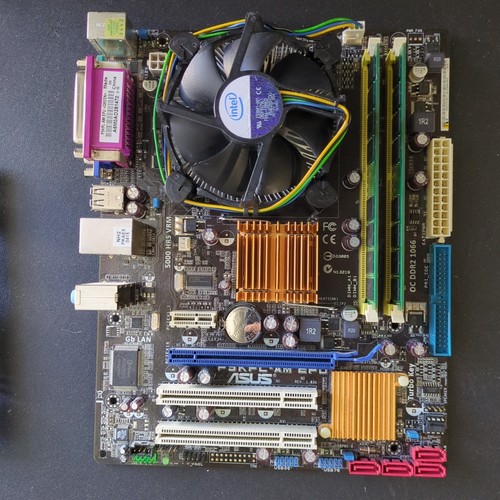 Asus P5KPL-AM EPU Intel Celeron E3300 2.5GHz LGA775 4GB DDR2 AMD HD 8490 GPU Lot - Picture 5 of 14