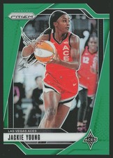 2024 Panini Prizm WNBA #1 Jackie Young Green Prizms