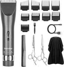 Sminiker Professional Hair Clippers Cordless Barber Shavers Rechargeable Hair...