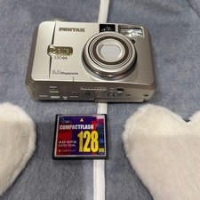 PENTAX Optio 330GS Digital Camera Compact Selfie Ready Tested Condition