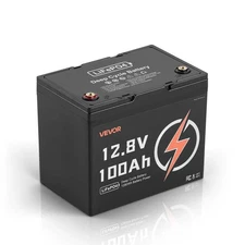 12V 100Ah Deep Cycle LiFePO4 Battery BMS Lithium Iron Phosphate Battery for RV