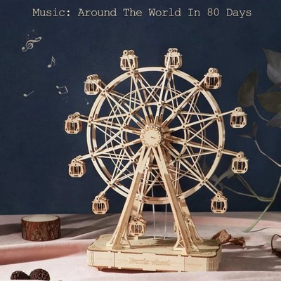 Riesenrad Hände Handwerk Zum Selbermachen 3D Holzpuzzle Instrument Montage Gebäudemodell