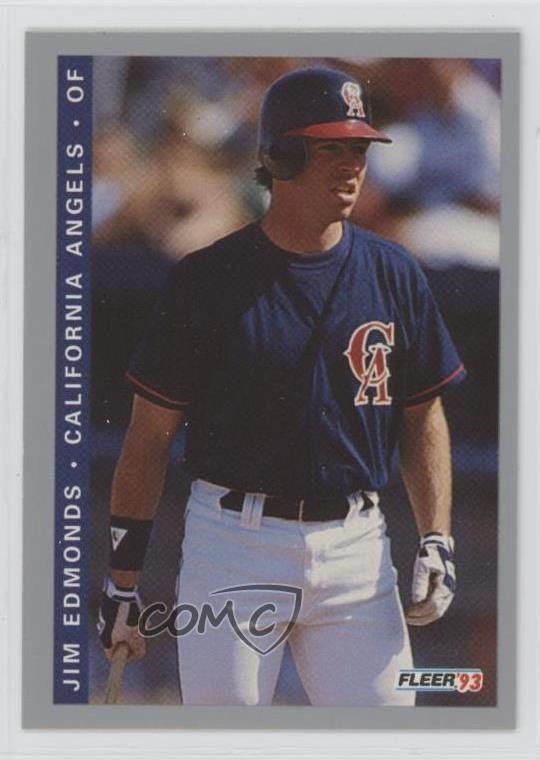 1993 Fleer Final Edition Jim Edmonds #F-181 Rookie RC 4pa