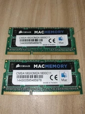 Corsair 16GB 2x8GB DDR3 1333 Mhz Laptop Mac Memory Module CMSA16GX3M2A1600C11