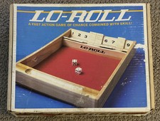 Vintage Crestline LO-ROLL Dice Game Made in USA -