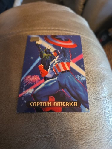 1994 Fleer Marvel Masterpieces #18 Captain America