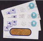 AUSTRALIA LOT OF 3 PTPO QE2 5d LIGHT BLUE VACUUM OIL USED 1961